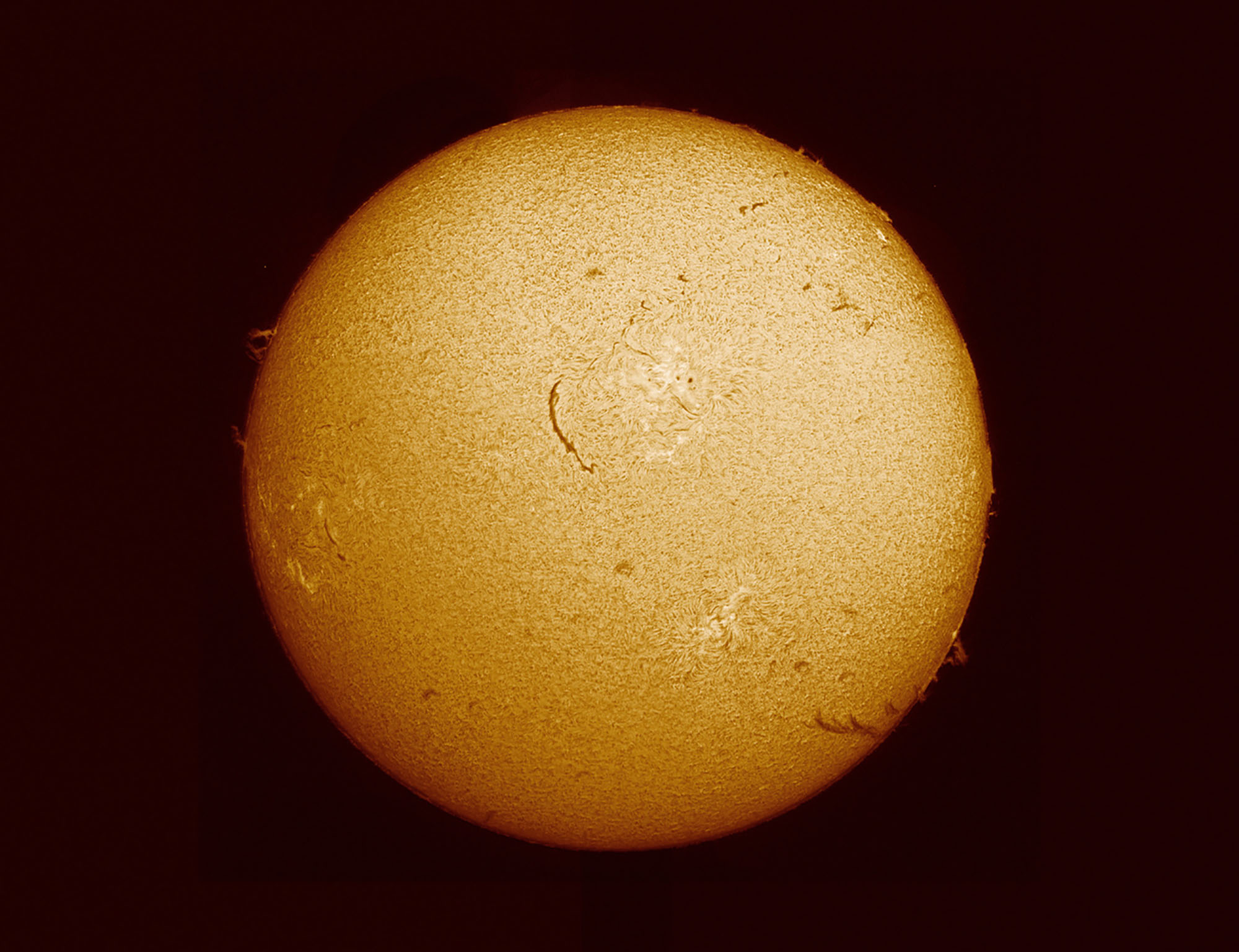 Image of the sun taken by Solar and Heliospheric Observatory (SOHO) and European Space Agency (ESA).