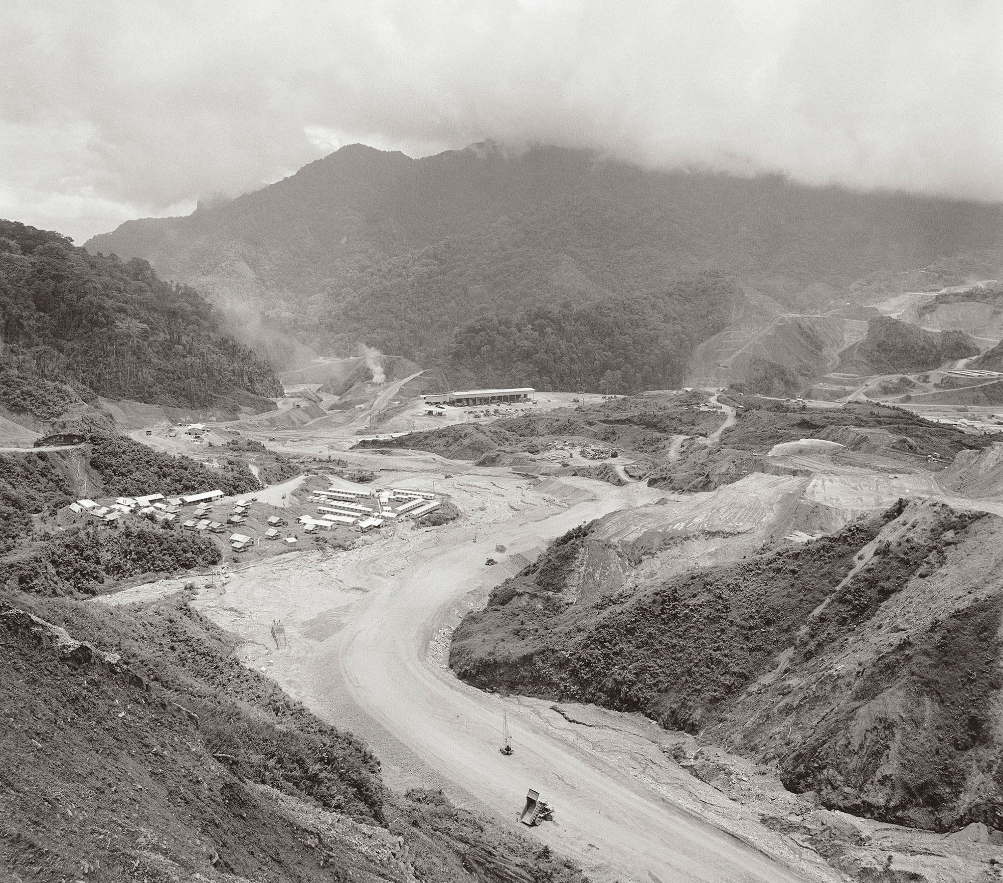 Bougainville Copper Mine project on the island of Bougainville, 1971. Photographer unknown. Collection of the National Archives of Australia.